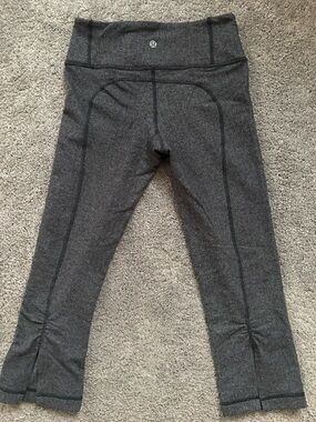 lululemon Athletica Gray Herringbone Leggings